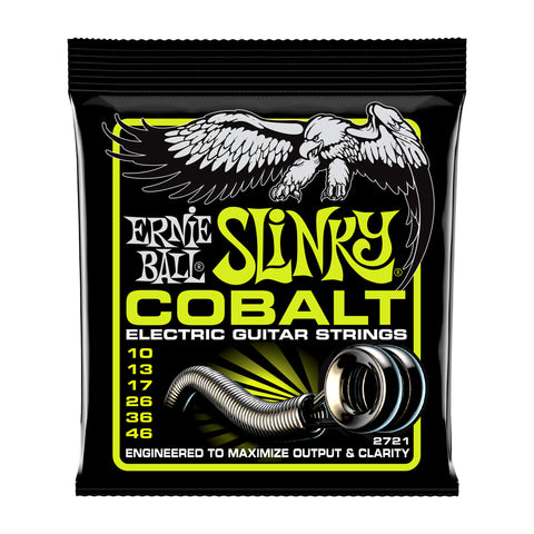 Set De Cuerdas Para Guitarra Eléctrica Slinky Ernie Ball Cobalt Regular