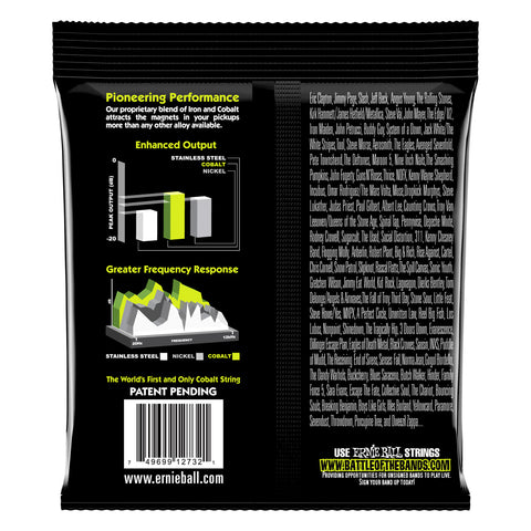 SET OF 4 STRINGS FOR ERNIE BALL SLINKY COBALT ELECTRIC BASS 50/105 CALIBER. 