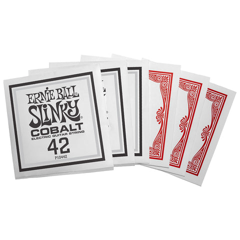 ERNIE BALL SLINKY COBALT GAUGE 9/42 ELECTRIC GUITAR STRING SET 