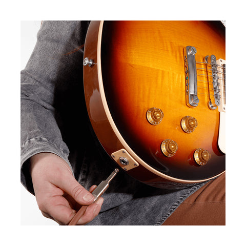 D'ADDARIO INSTRUMENT CABLE 3 METERS PW-BG-15BK BRAIDED