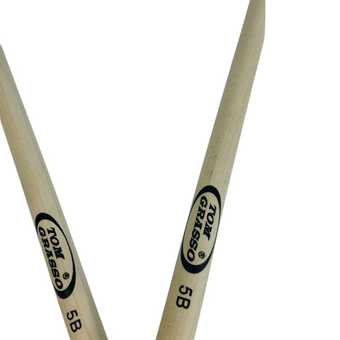 Baquetas 5b Punta Madera Tom Grasso