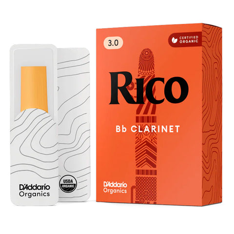 Caña Para Clarinete Bb Rico #3.0 Und