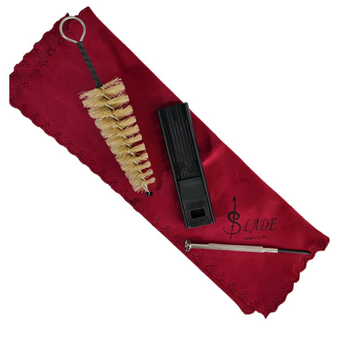 SAXO CLEANING KIT (SCREWDRIVER-CLOTH-BRUSH-REEL GUARD)