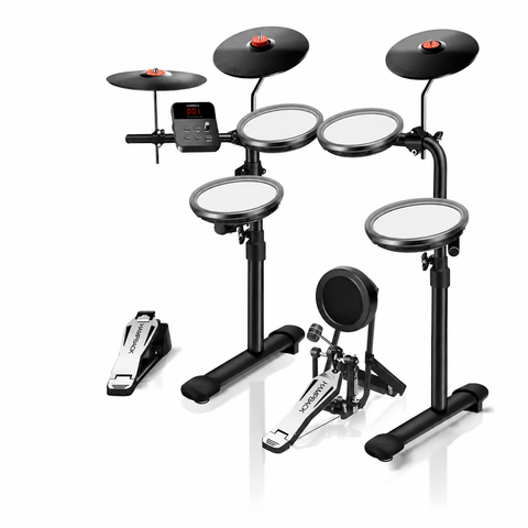 Batería Eléctrica Hampback MK-0 Pro Con Pads De Malla Y USB MIDI