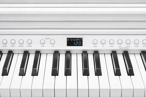 Piano Digital Kurzweil Cup E1 White Con Silla