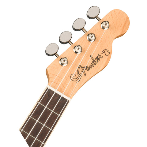 Ukulele Electroacustico Fender Concert Telecaster Fullertone Natural