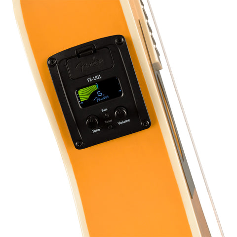 Ukulele Electroacustico Fender Concert Telecaster Fullertone Natural