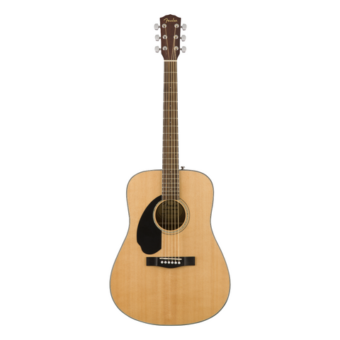 Guitarra Acústica Zurda Fender Con Cuerdas De Acero Cd-60s Natural