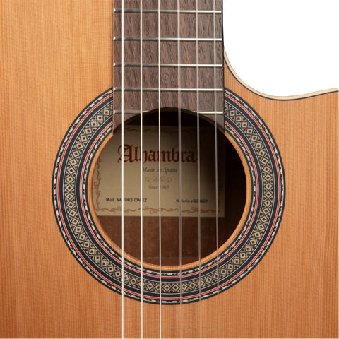 ALHAMBRA ELECTROACOUSTIC GUITAR Z-NATURE NYLON STRINGS 
