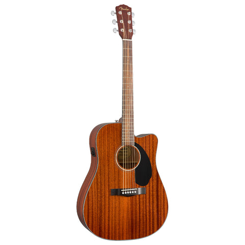 ELECTROACOUSTIC GUITAR FENDER DREADNOUGHT CD-60SCE /ALL MAHOGANY