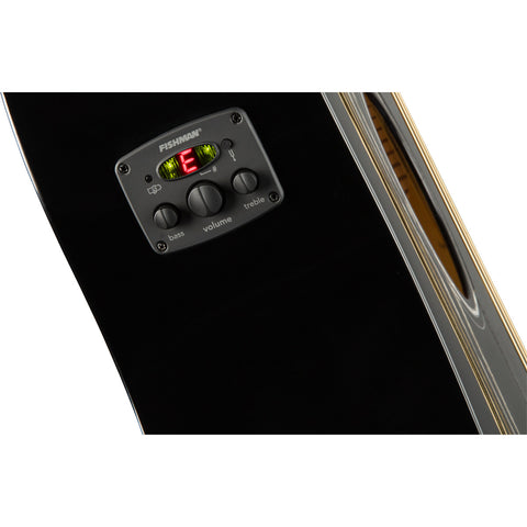 FENDER DREADNOUGHT CD-60SCE/ BLACK ELECTROACOUSTIC GUITAR