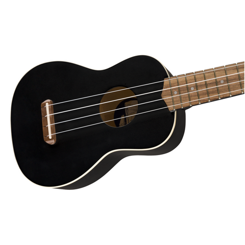 Ukulele Fender Venice Soprano Negro.