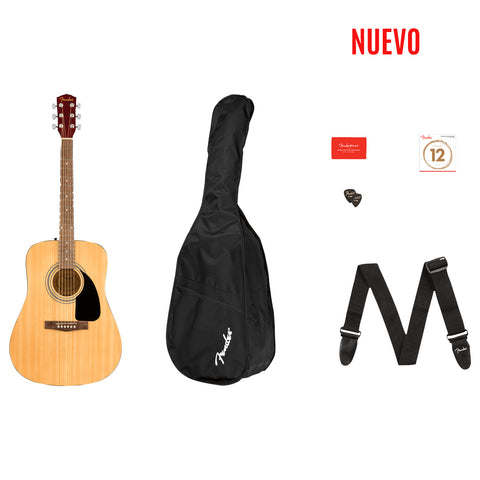 Guitarra Acustica Fender En Combo Fa-115 Dreadnought