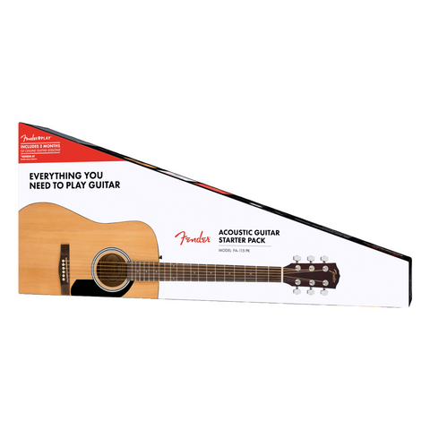 Guitarra Acústica Fender En Combo Fa-115 Dreadnought