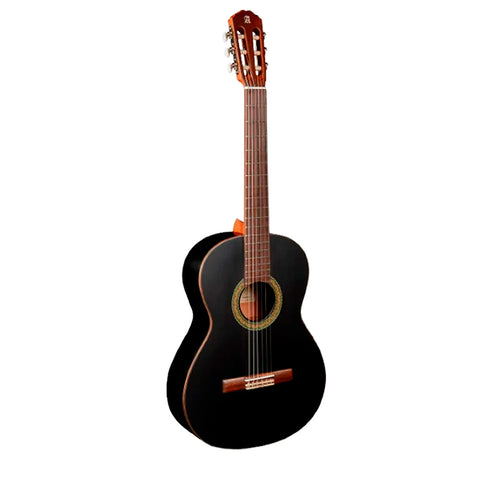 Guitarra Clásica Alhambra 1c Negro Satin Con Estuche