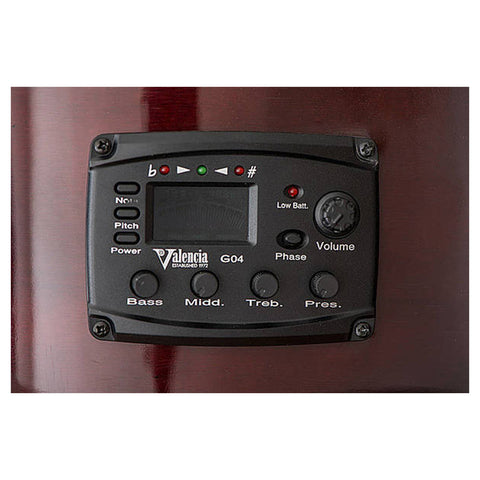 VALENCIA 4/4 VC104E / NATURAL ELECTROACOUSTIC GUITAR.