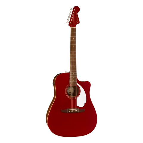 Guitarra Electroacústica Fender Redondo Player Color Candy Apple Red