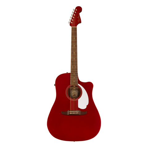 Guitarra Electroacústica Fender Redondo Player Color Candy Apple Red