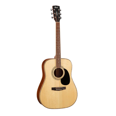 CORT AD880 / NATURAL ACOUSTIC GUITAR WITH CASE. 