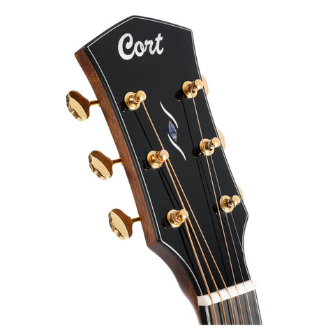 Guitarra Electroacustica Cort Gold A6 Nat Con Estuche