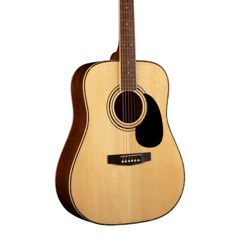 Guitarra Acústica Cort Ad880 Natural Mate Con Funda
