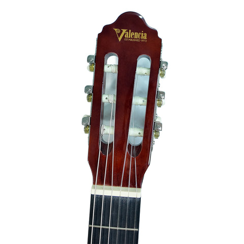 Guitarra Clasica Valencia 4/4 Vc104k Natural Estuche Y Afinador.