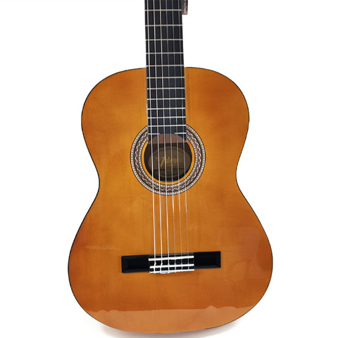 Guitarra Clasica Valencia 4/4 Vc104k Natural Estuche Y Afinador.