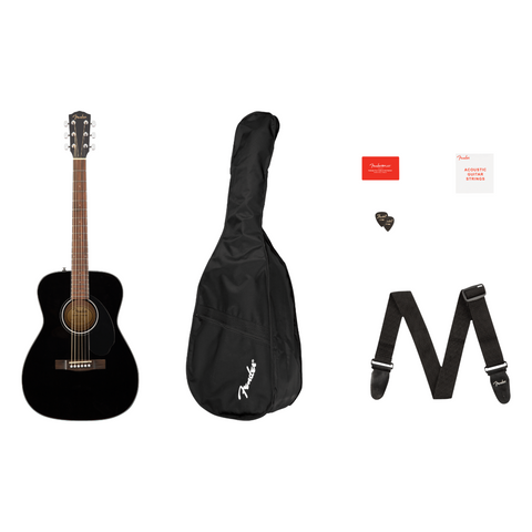 Guitarra Acústica Fender En Combo Concert Cc-60s Negra