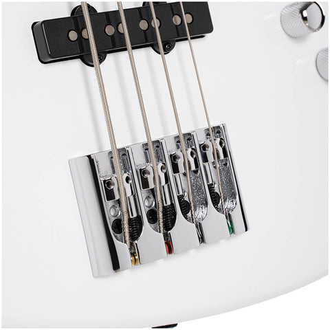 Bajo Electrico Cort Elrick Njs 4 Blanco