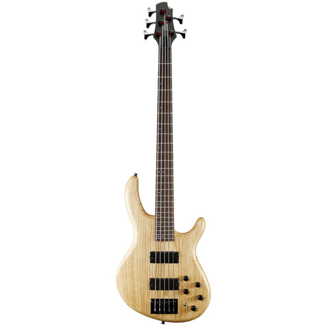 CORT ACTION DLX V AS NATURAL OPEN PORE ELECTRIC BASS 