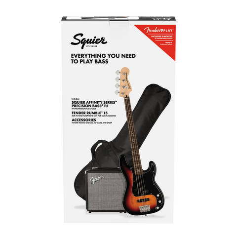 ELECTRIC BASS COMBO FENDER- SQUIER / PRECISION BASS PJ / SUNBURST