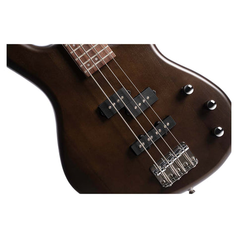 BAJO ELECTRICO CORT WALNUT ACTION PJ CAFÉ.