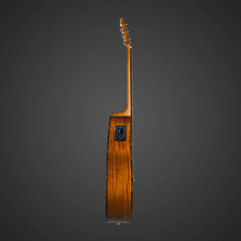Guitarra Electroacustica Cuerda Metalica Bromo Ban4ce Tapa Negra Con Funda