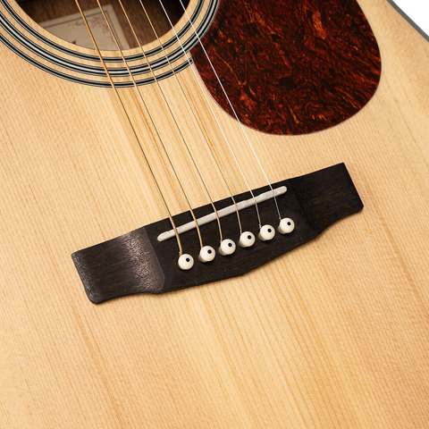 Guitarra Electroacústica Cort Con Cuerdas De Acero Mr600f Natural Lacada
