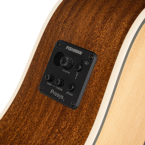 Guitarra Electroacústica Cort Con Cuerdas De Acero Mr600f Natural Lacada