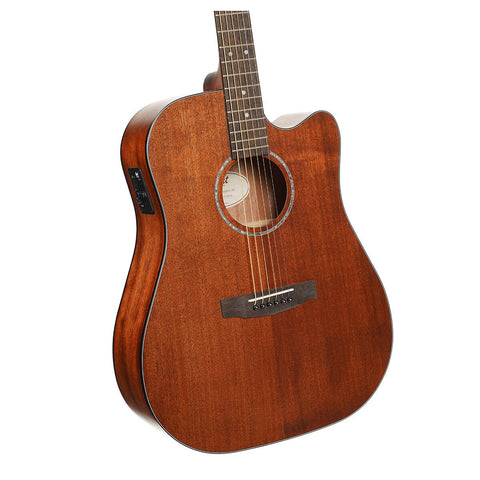 Guitarra Electroacustica Cort Cuerdas Acero Earth60mce