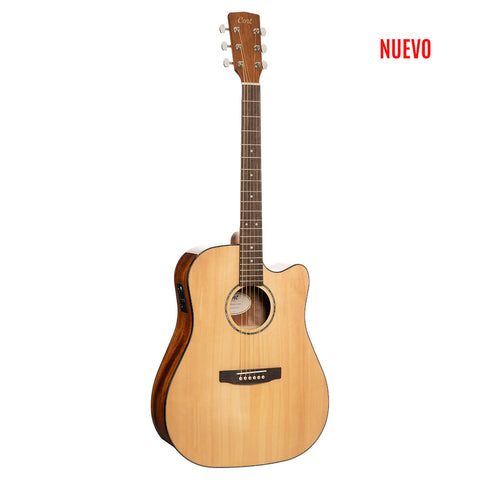 Guitarra Electroacustica Cort Cuerdas Acero Earth60ce