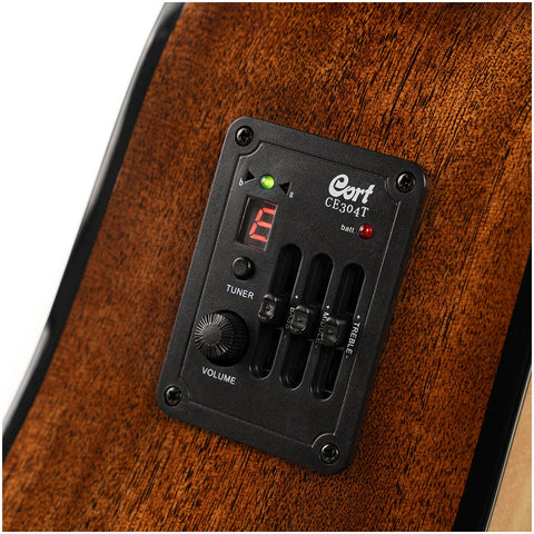 Guitarra Electroacustica Cort Cuerdas Acero Earth60ce