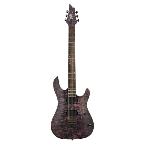 Guitarra Eléctrica Cort Kx500 Etched Violeta Profundo