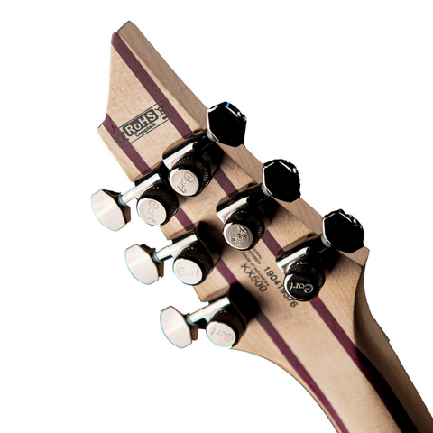 Guitarra Eléctrica Cort Kx500 Etched Negra