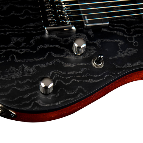 Guitarra Eléctrica Cort Kx500 Etched Negra