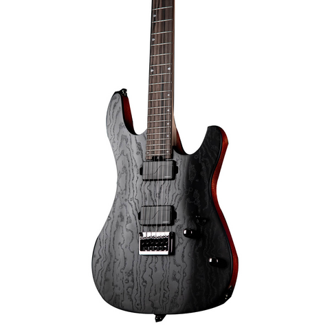 Guitarra Eléctrica Cort Kx500 Etched Negra