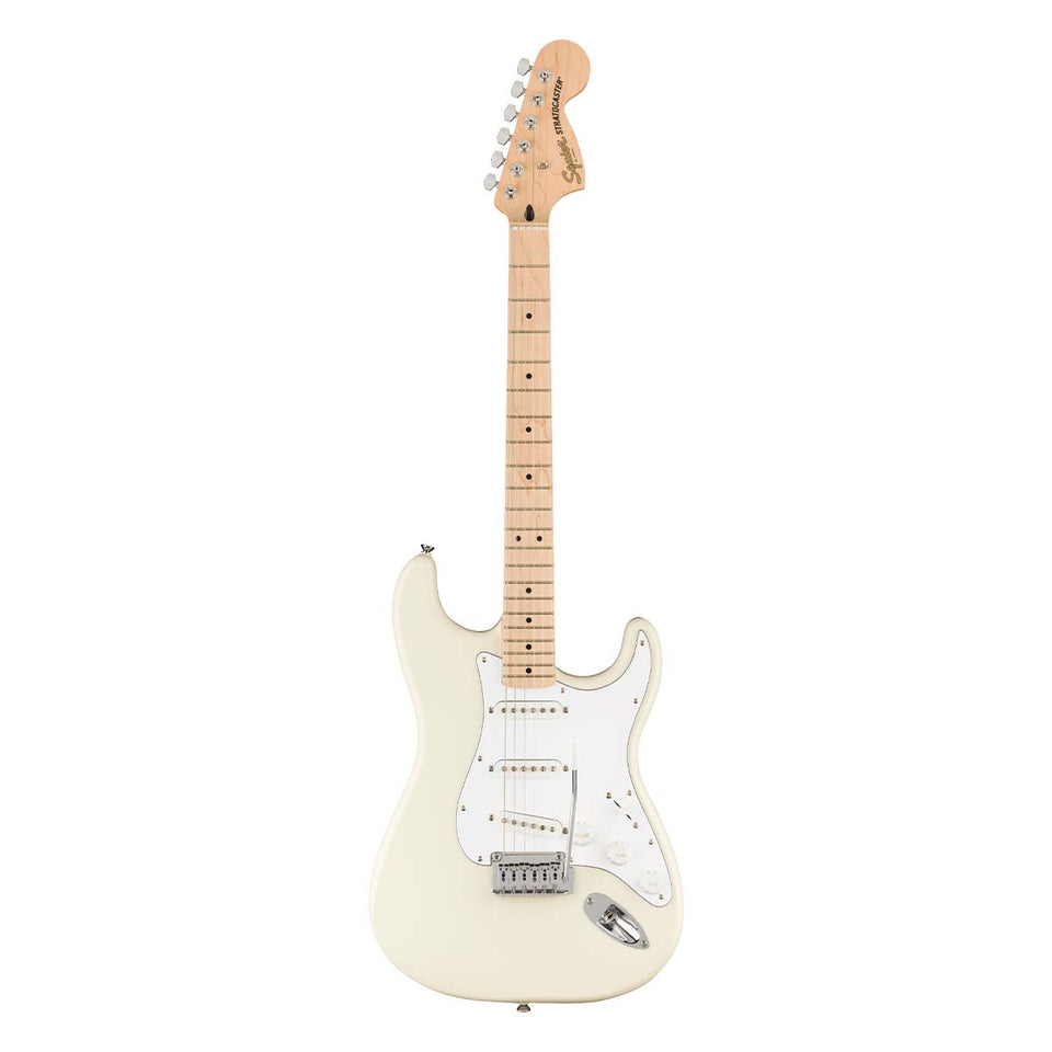 GUITARRA ELECTRICA STRATOCASTER SQUIER AFFINITY OLYMPIC WHITE