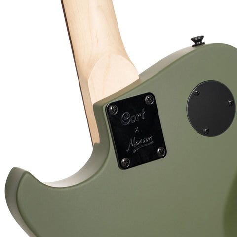 Guitarra Electrica Cort Mbm-2h-B- Verde Con Estuche