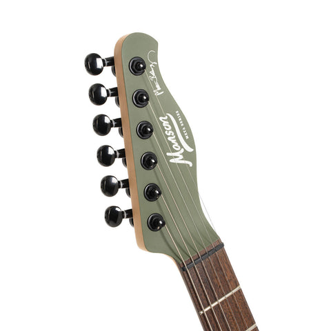 Guitarra Electrica Cort Mbm-2h-B- Verde Con Estuche