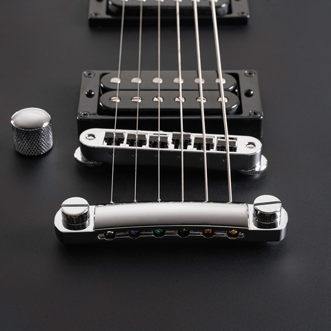 Guitarra Eléctrica Cort Zurda Mbm-2 Lh Negro Satin
