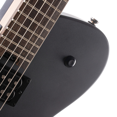 Guitarra Eléctrica Cort Zurda Mbm-2 Lh Negro Satin