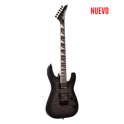 Guitarra Electrica Jackson Dinky Js32q Negro Translucido