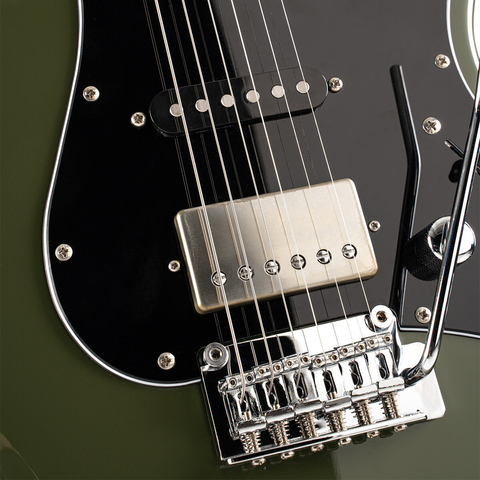 Guitarra Eléctrica G250 Se Odg Cort Verde Oliva