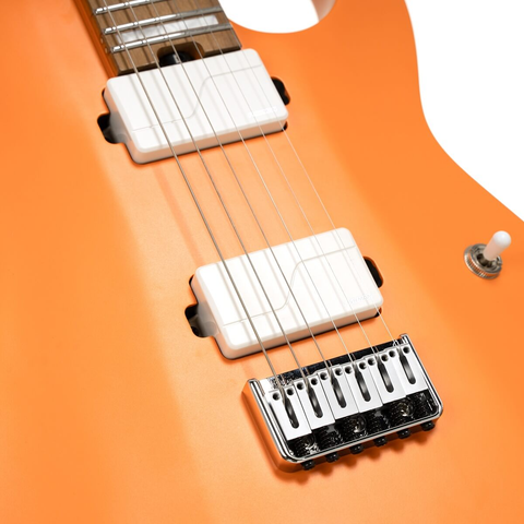 Guitarra Eléctrica Kx600 Infinite Ocs Cort Naranja Satin Con Estuche